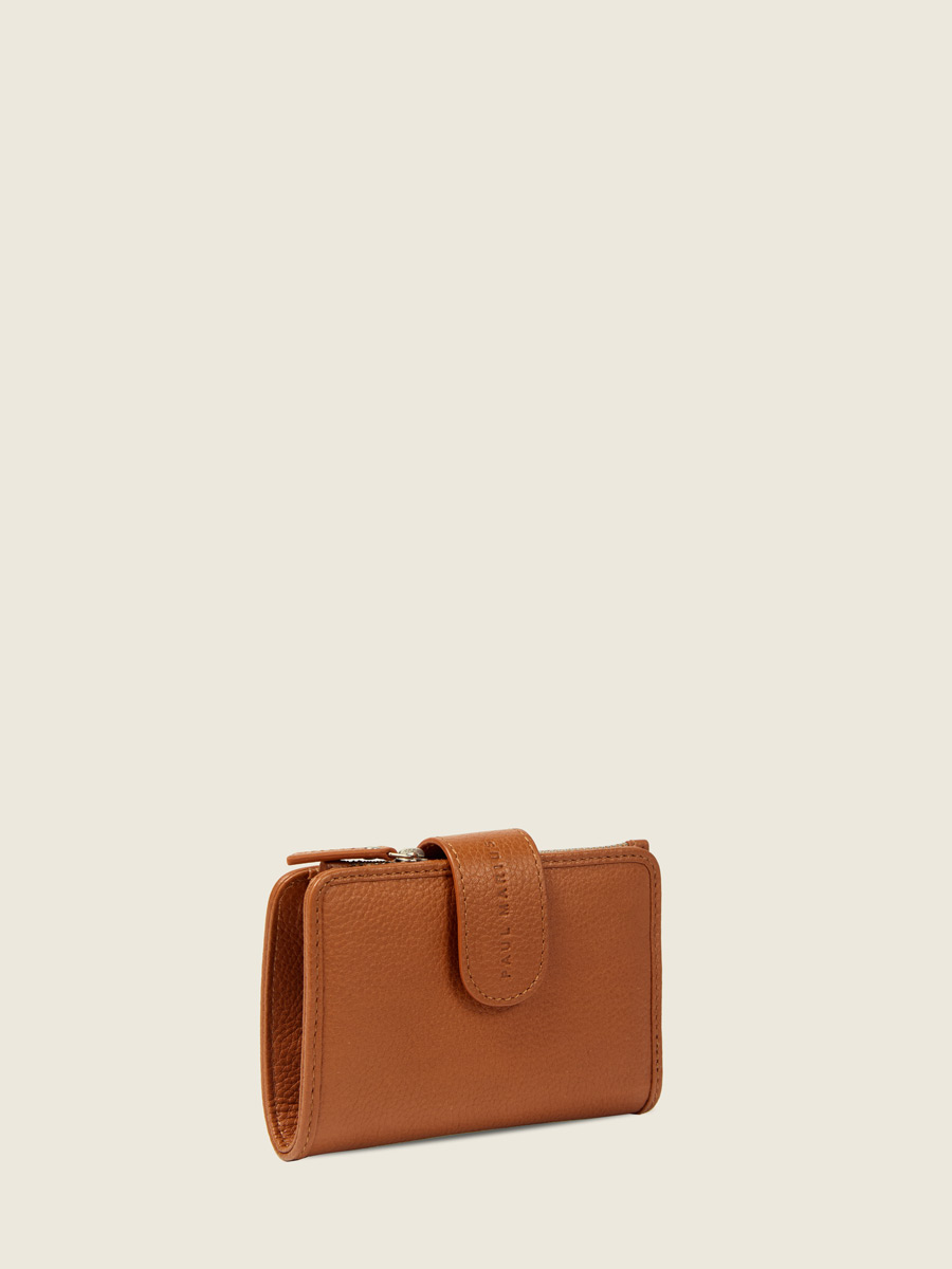 Portefeuille marron Valentine - Naturel vue dos