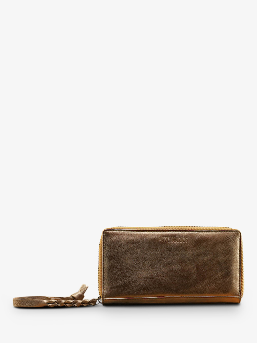 LePortefeuille Charlotte Cuivr portefeuille cuir femme Cuivr
