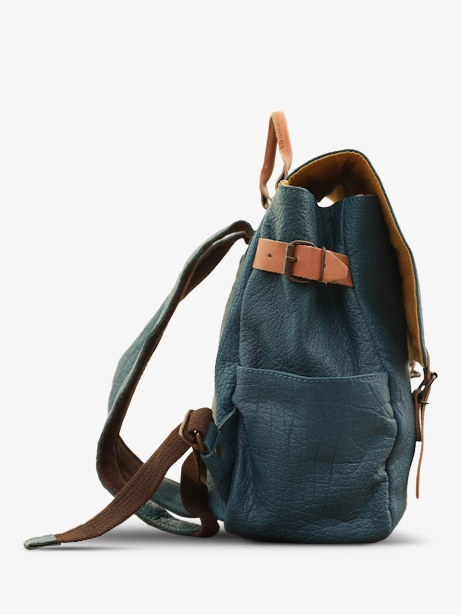 photo-vue-de-cote-sac-a-dos-en-cuir-bleu-laudacieux-bleu-piscine-paul-marius-w14-blu