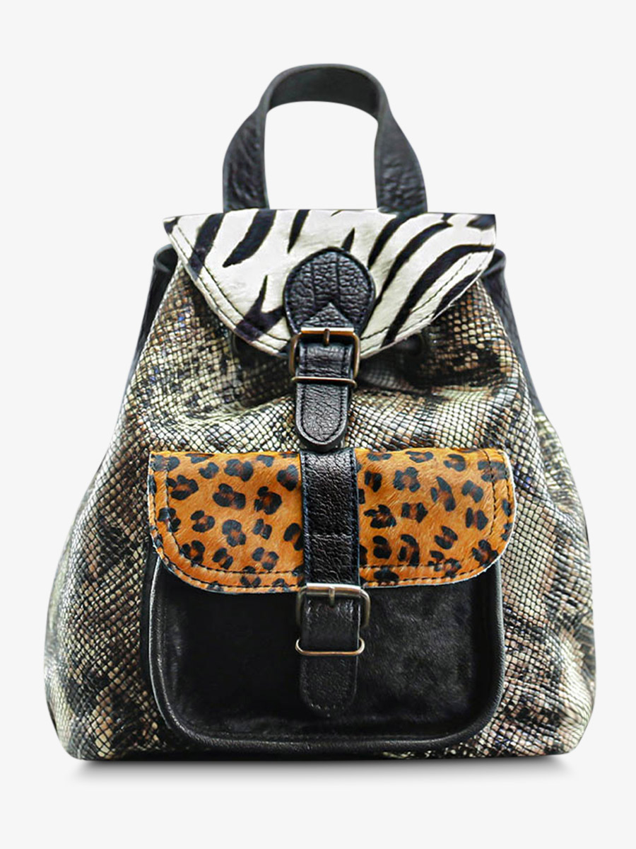 LeBaroudeur Chimere Noir sac a dos cuir femme Noir PAUL MARIUS
