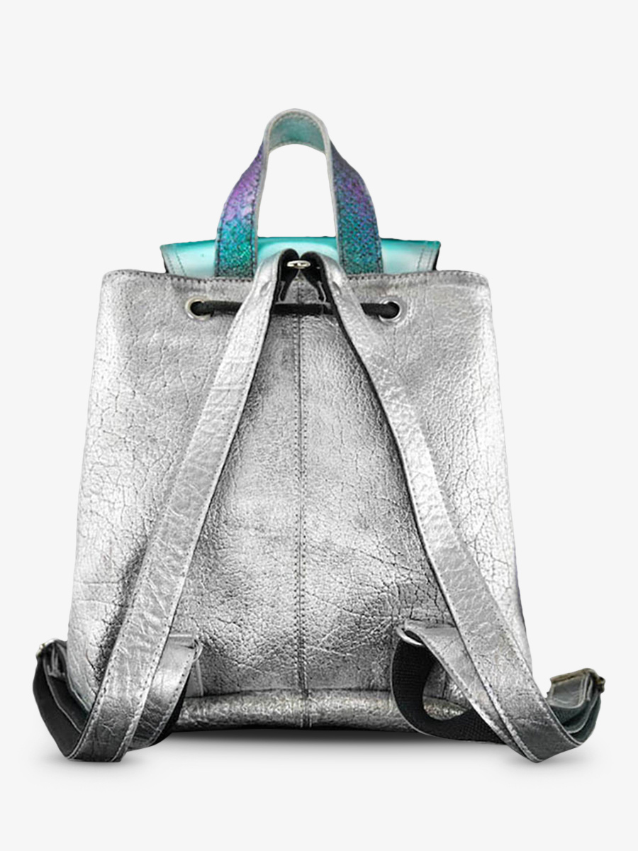 photo-vue-de-dos-sac-a-dos-cuir-femme-bleu-blanc-lebaroudeur-chimere-polaire-paul-marius-m40-ch-s-blu