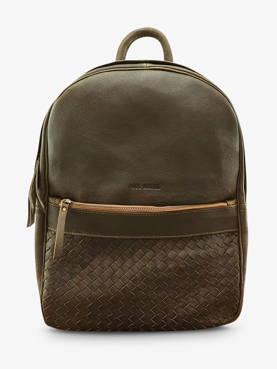 photo-vue-de-cote-sac-a-dos-en-cuir-kaki-lebordelais-kaki-paul-marius-m201w-k