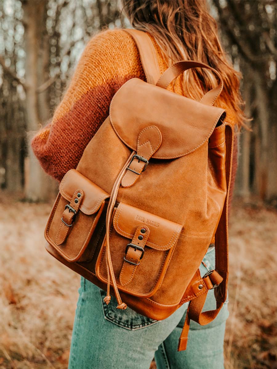 Sac à dos 2025 en cuir marron