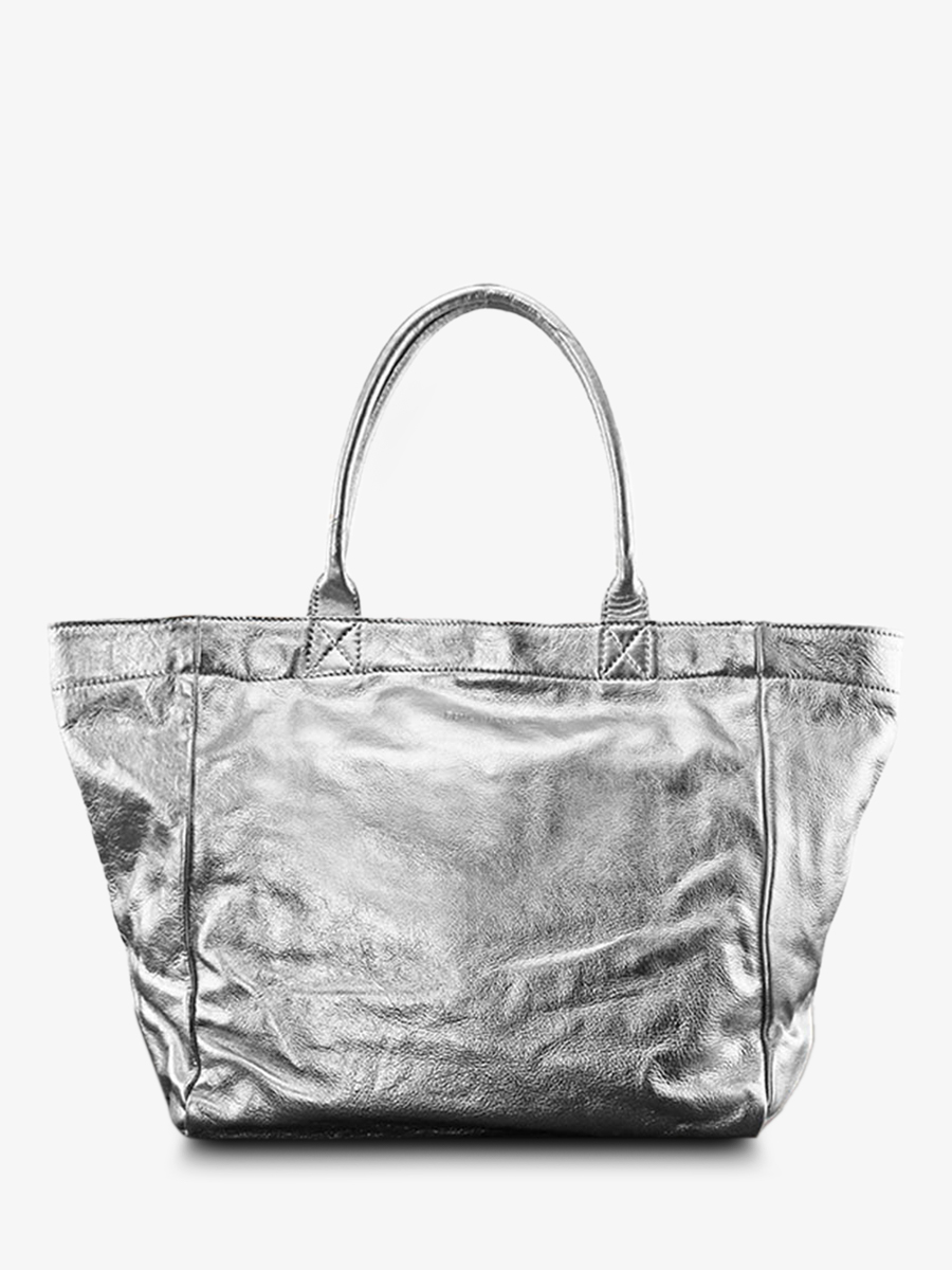 MonPartenaire M Argent sac cabas cuir femme paulmarius Argent PAUL MARIUS