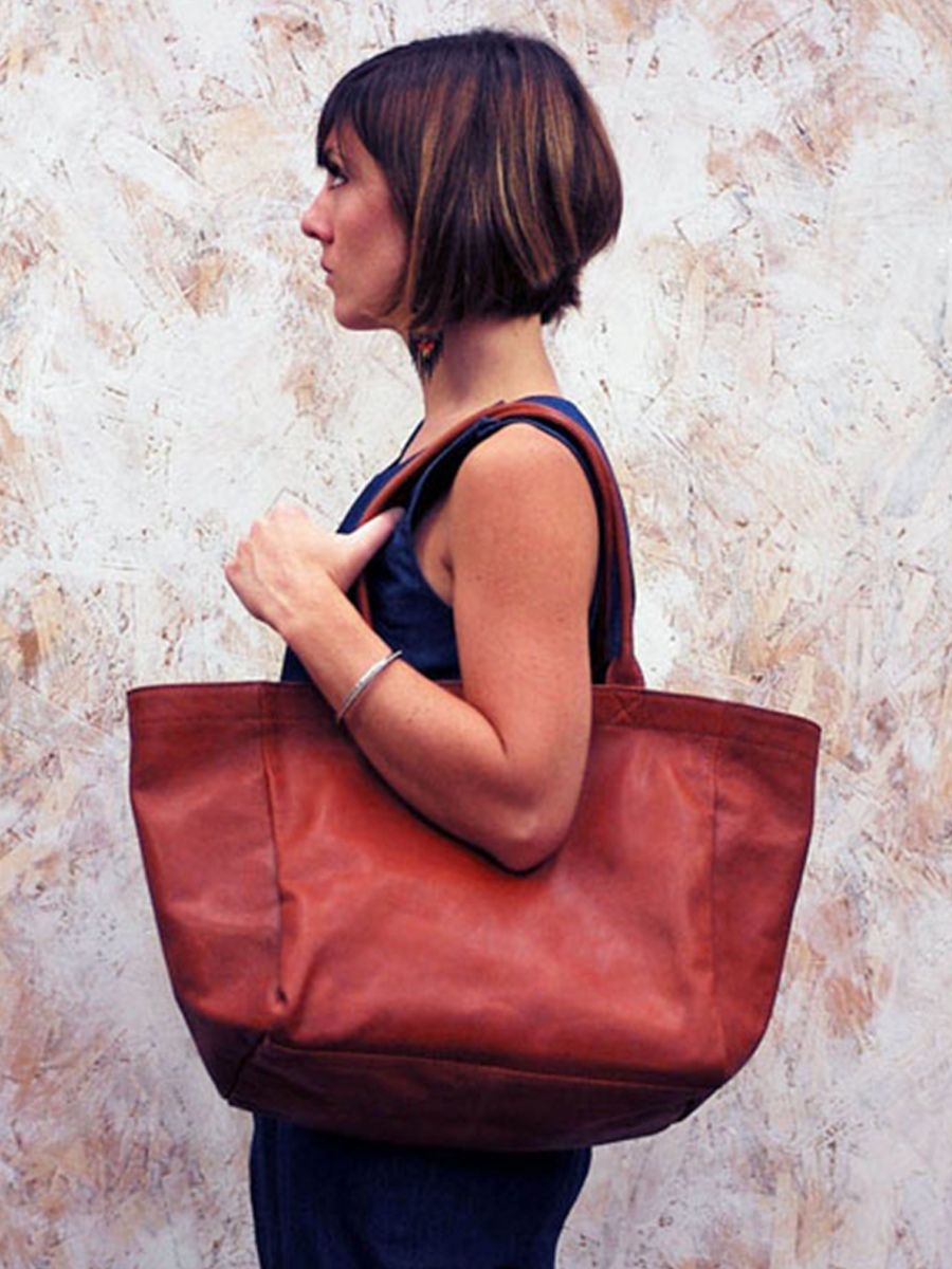MonPartenaire M Naturel sac cabas cuir femme paulmarius Marron PAUL MARIUS