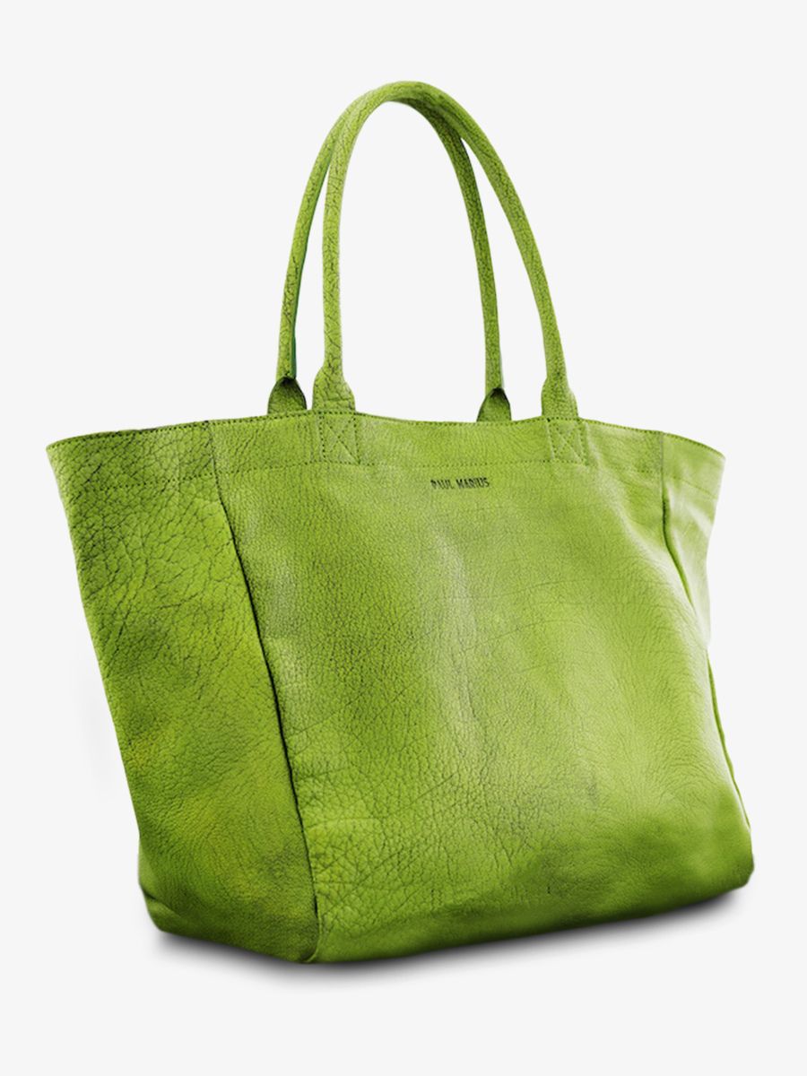 MonPartenaire M Absinthe sac cabas cuir femme paulmarius Vert
