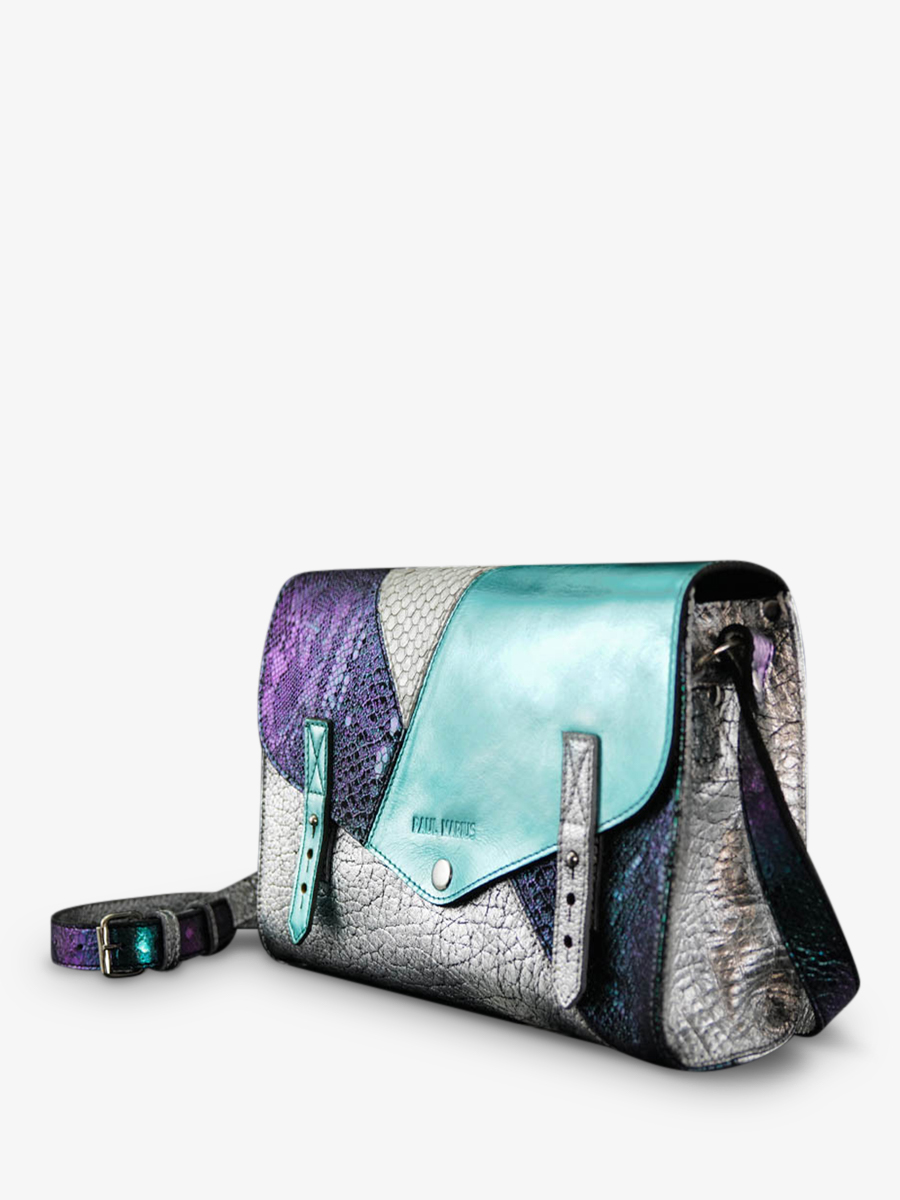photo-vue-de-cote-sac-bandouliere-cuir-femme-bleu-blanc-lindispensable-chimere-polaire-paul-marius-w08-ch-s-blu