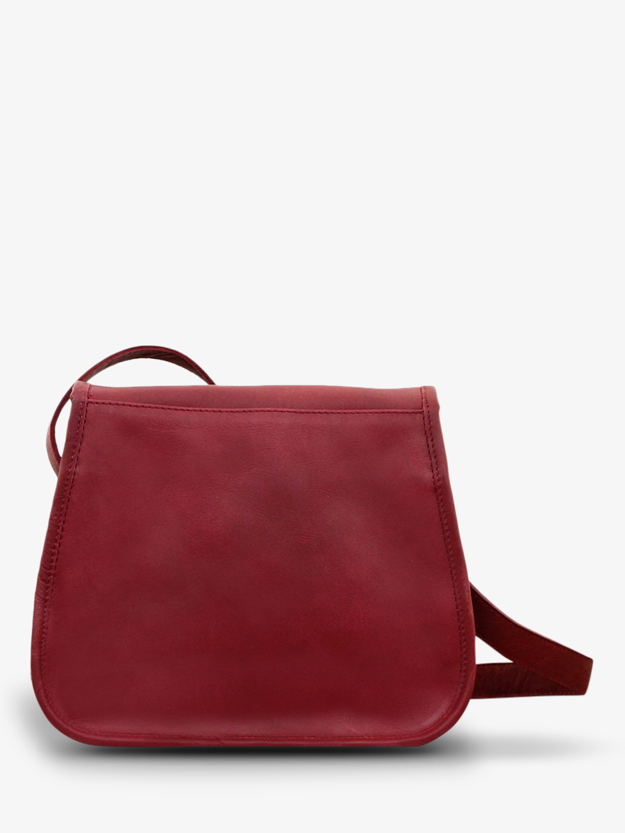 LaBesace Bordeaux sac bandouli re cuir femme Rouge PAUL MARIUS