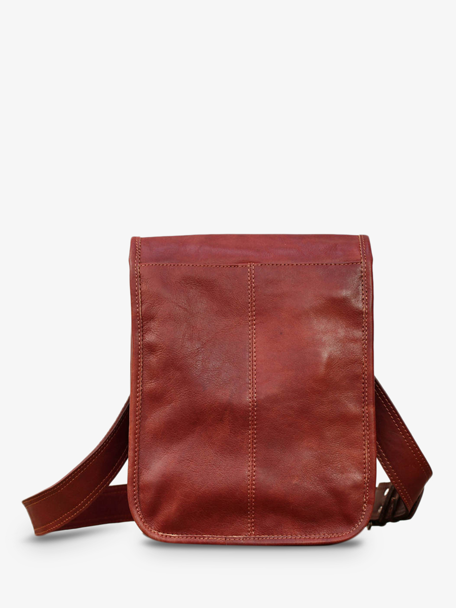 LeMessager S Naturel sacoche cuir homme Marron PAUL MARIUS