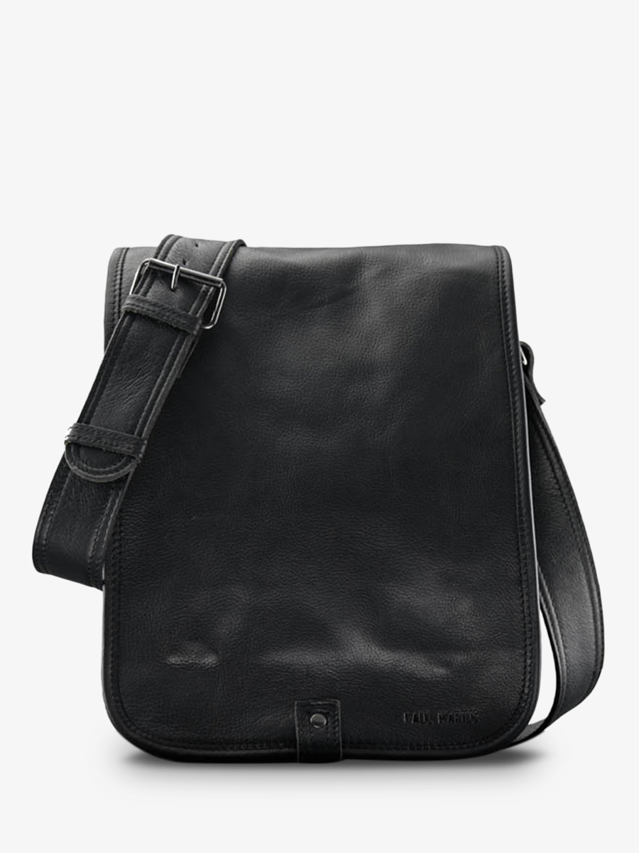 Cartable en Cuir Noir Homme