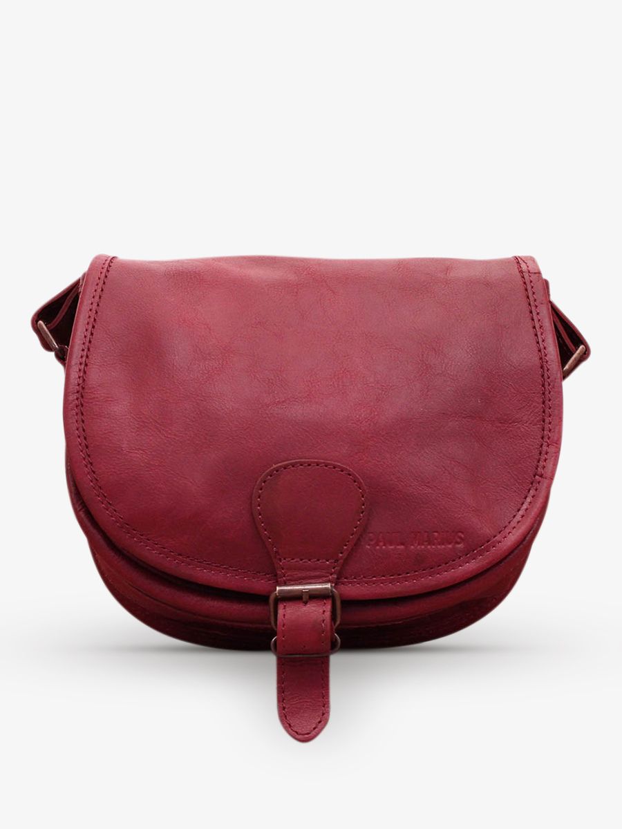 photo-vue-de-face-sac-bandouliere-cuir-femme-rouge-paul-marius-lebohemien