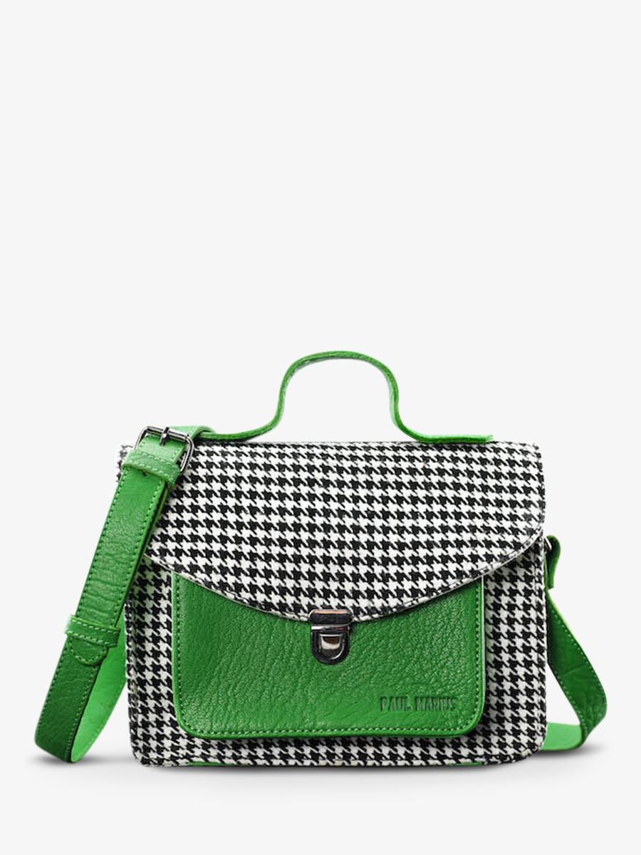 Mademoiselle George Grand Prix Vert Acide sac bandouliere cuir femme Vert PAUL MARIUS