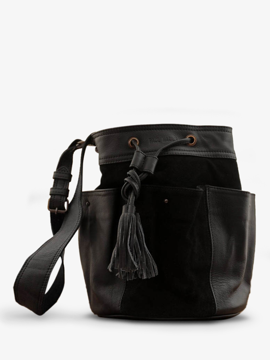photo-vue-de-face-sac-bandouliere-cuir-femme-noir-fleur-noir-paul-marius-w10-b
