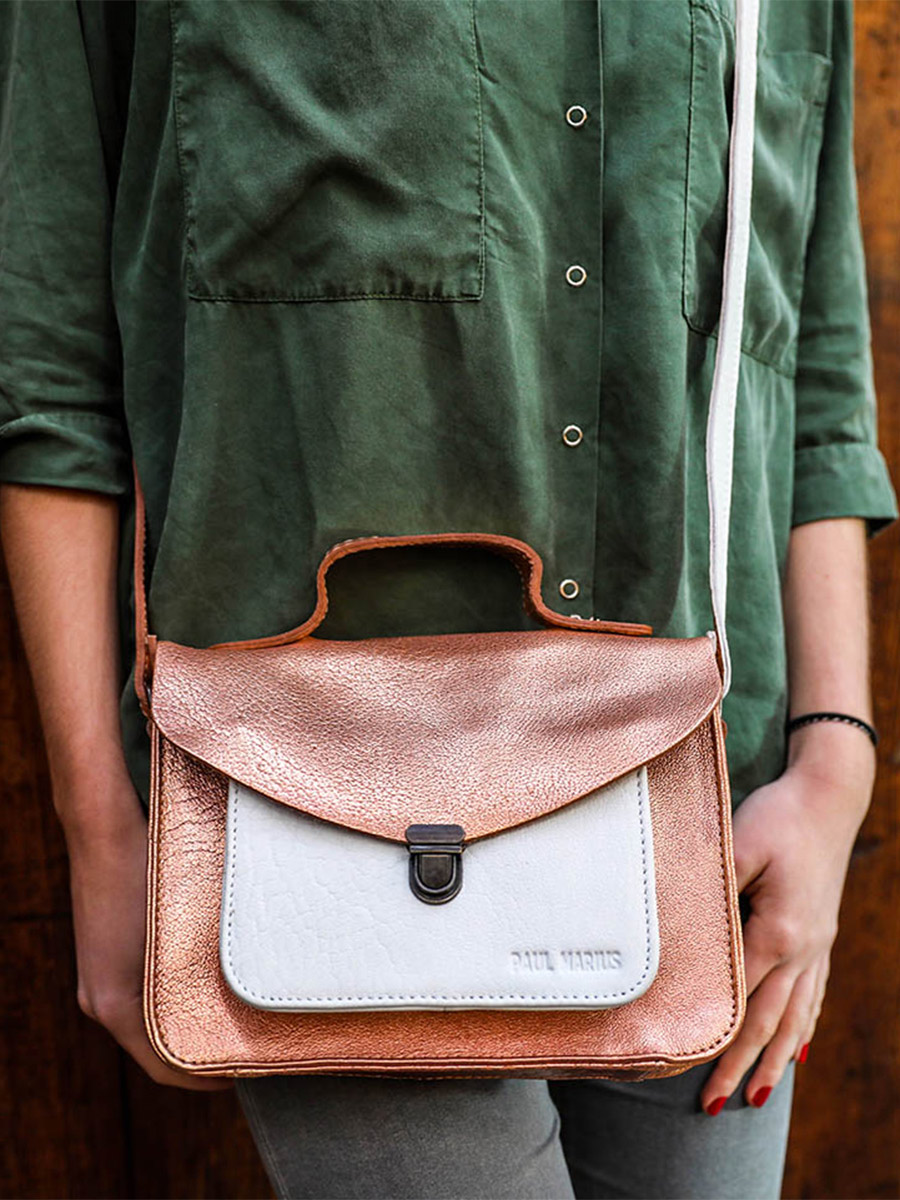 photo-portee-sac-bandouliere-cuir-femme-rose-dore-blanc-mademoiselle-george-or-rose-blanc-paul-marius-w05-g-pi-w