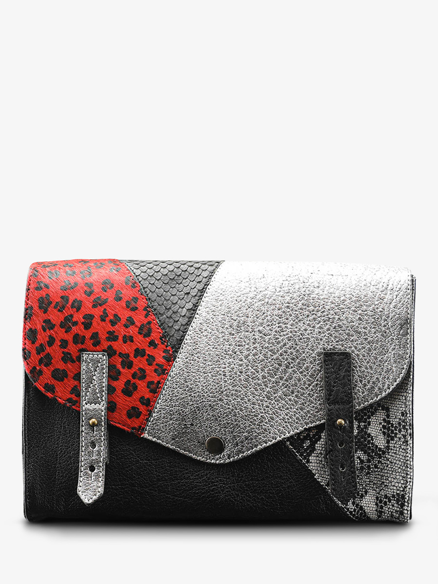 photo-vue-de-face-sac-bandouliere-cuir-femme-argente-noir-rouge-lindispensable-chimere-argente-noir-rouge-paul-marius-w08-s-b-r