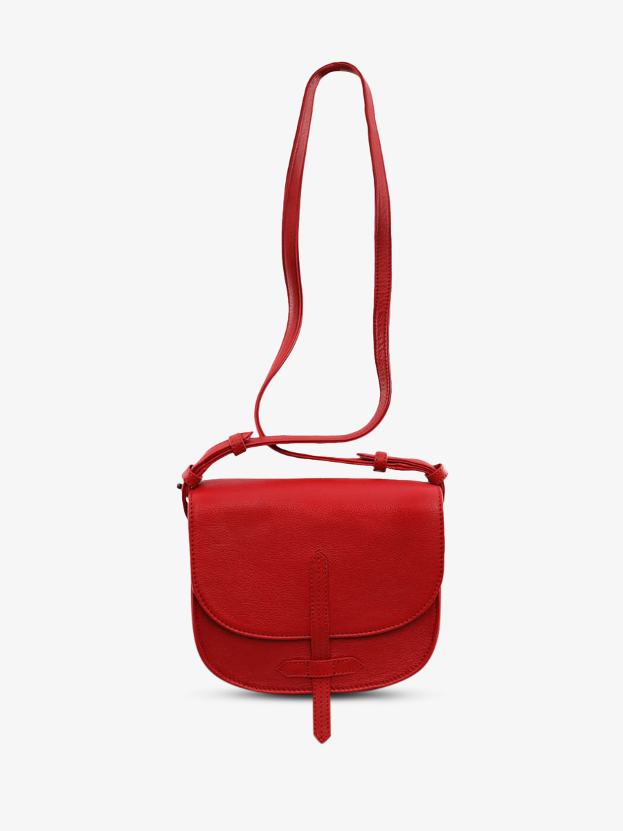 photo-vue-de-face-sac-bandouliere-cuir-femme-rouge-lidole-rouge-carmin-paul-marius-w16-r