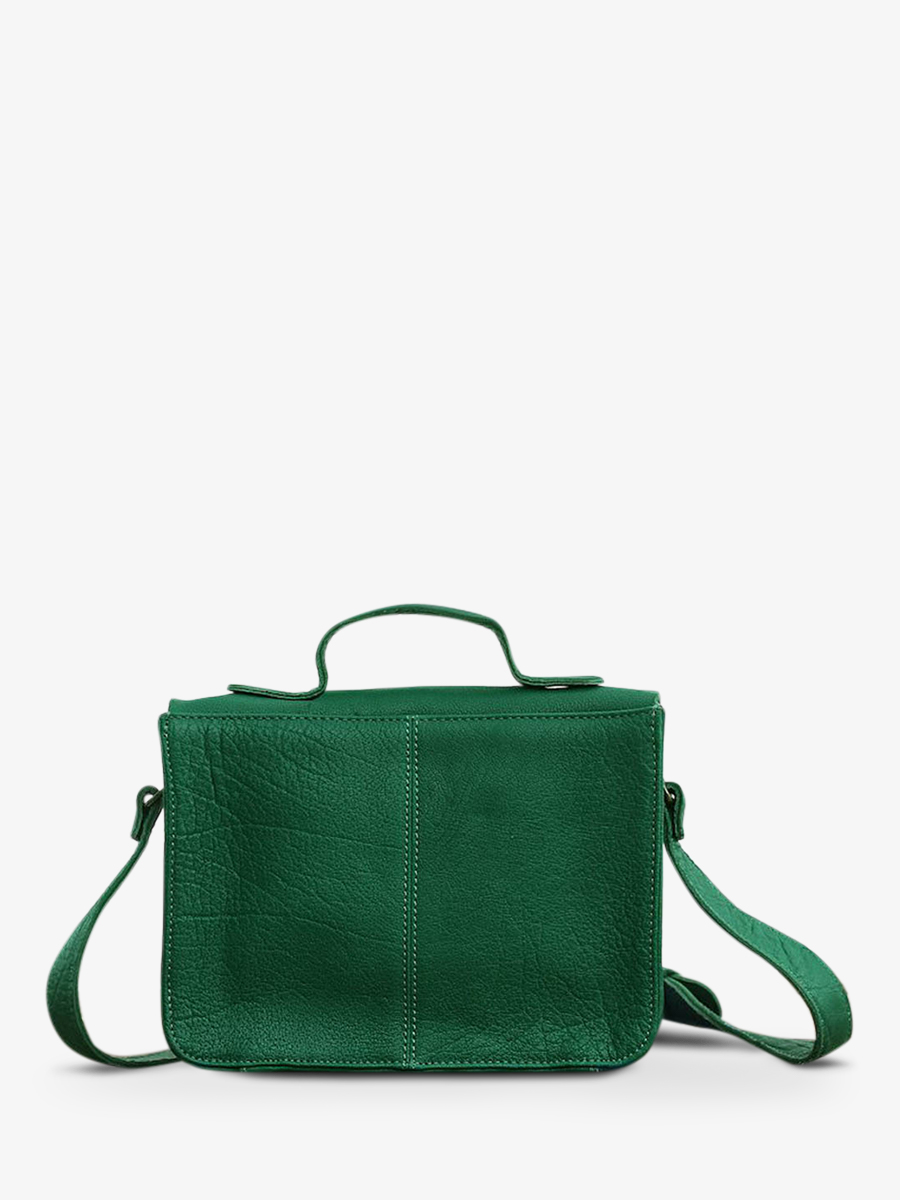 photo-vue-de-cote-sac-bandouliere-cuir-femme-vert-argente-mademoiselle-george-vert-jungle-argente-paul-marius-w05-gr-s