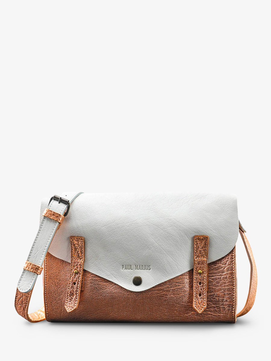photo-vue-de-face-sac-bandouliere-cuir-femme-rose-dore-blanc-lindispensable-or-rose-blanc-paul-marius-w08-g-pi-w
