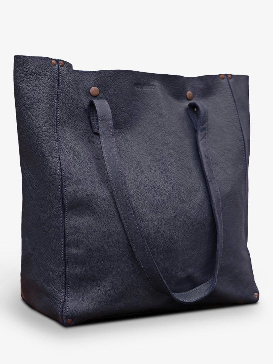 photo-vue-de-cote-cabas-cuir-femme-bleu-leffronte-l-bleu-encre-paul-marius-w11-db
