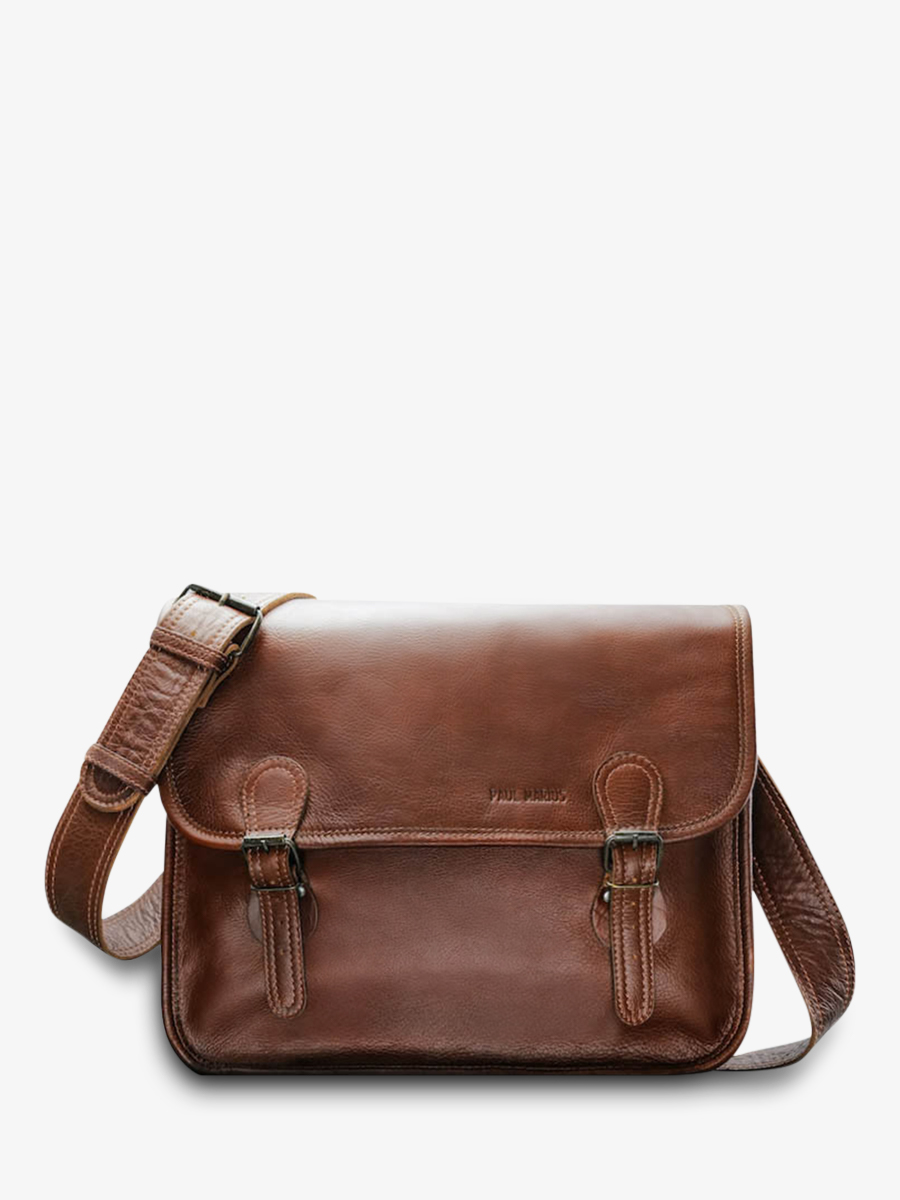 LaPochette de PAUL Naturel - sacoche homme cuir Marron