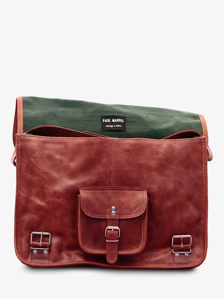 LeCartable XL Naturel porte document cuir ordinateur 17 pouces