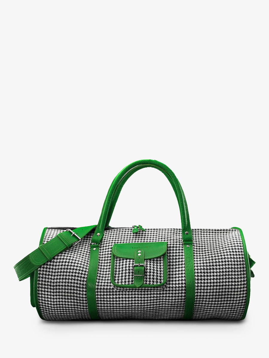 photo-vue-de-face-sac-de-voyage-en-cuir-vert-levoyageur-xl-grand-prix-vert-acide-paul-marius-m08s60-hs-gr