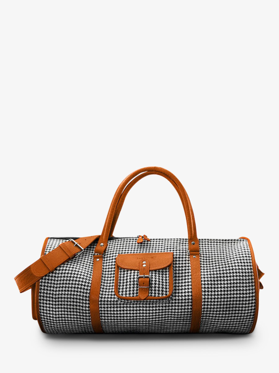 photo-vue-de-face-sac-de-voyage-en-cuir-orange-levoyageur-xl-grand-prix-tangerine-paul-marius-m08s60-hs-o