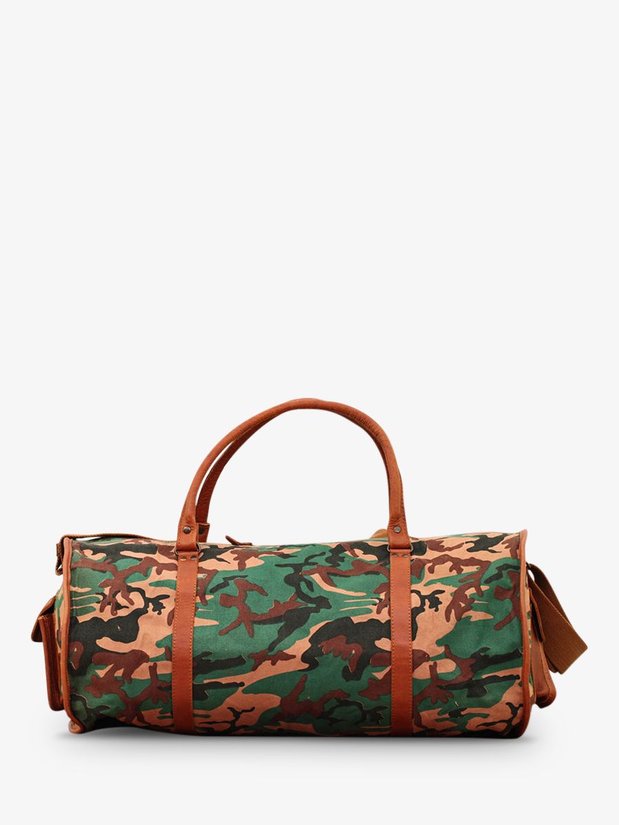 photo-vue-de-cote-sac-de-voyage-en-cuir-marron-vert-levoyageur-toile-xl-camouflage-paul-marius-m08s60-ca