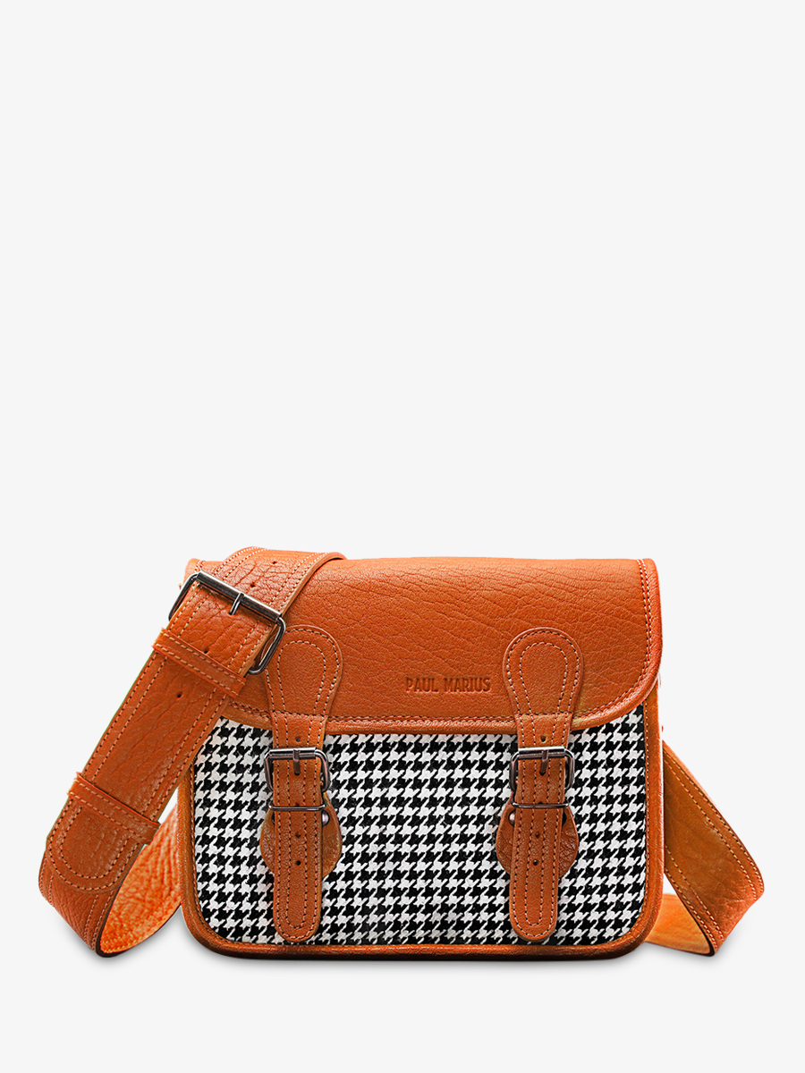 photo-vue-de-face-sac-bandouliere-cuir-femme-orange-lasacoche-s-grand-prix-tangerine-paul-marius-m02s10-hs-o