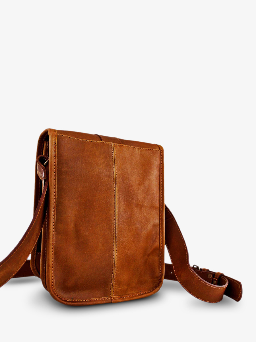 LePoin onneur Naturel sacoche homme cuir Marron PAUL MARIUS