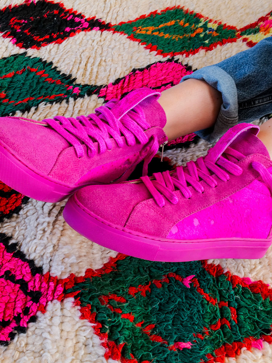 Puma suede femme rose porté outlet