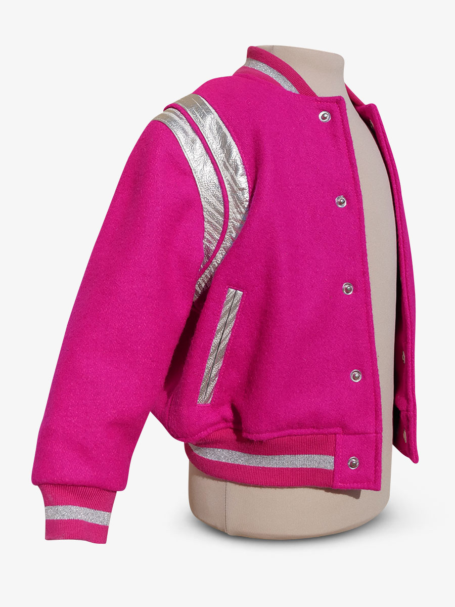 photo-vue-de-dos-teddy-blouson-cuir-et-tissus-leteddy-50s-enfant-fuchsia-paul-marius-tdy-fifties-pi-2a